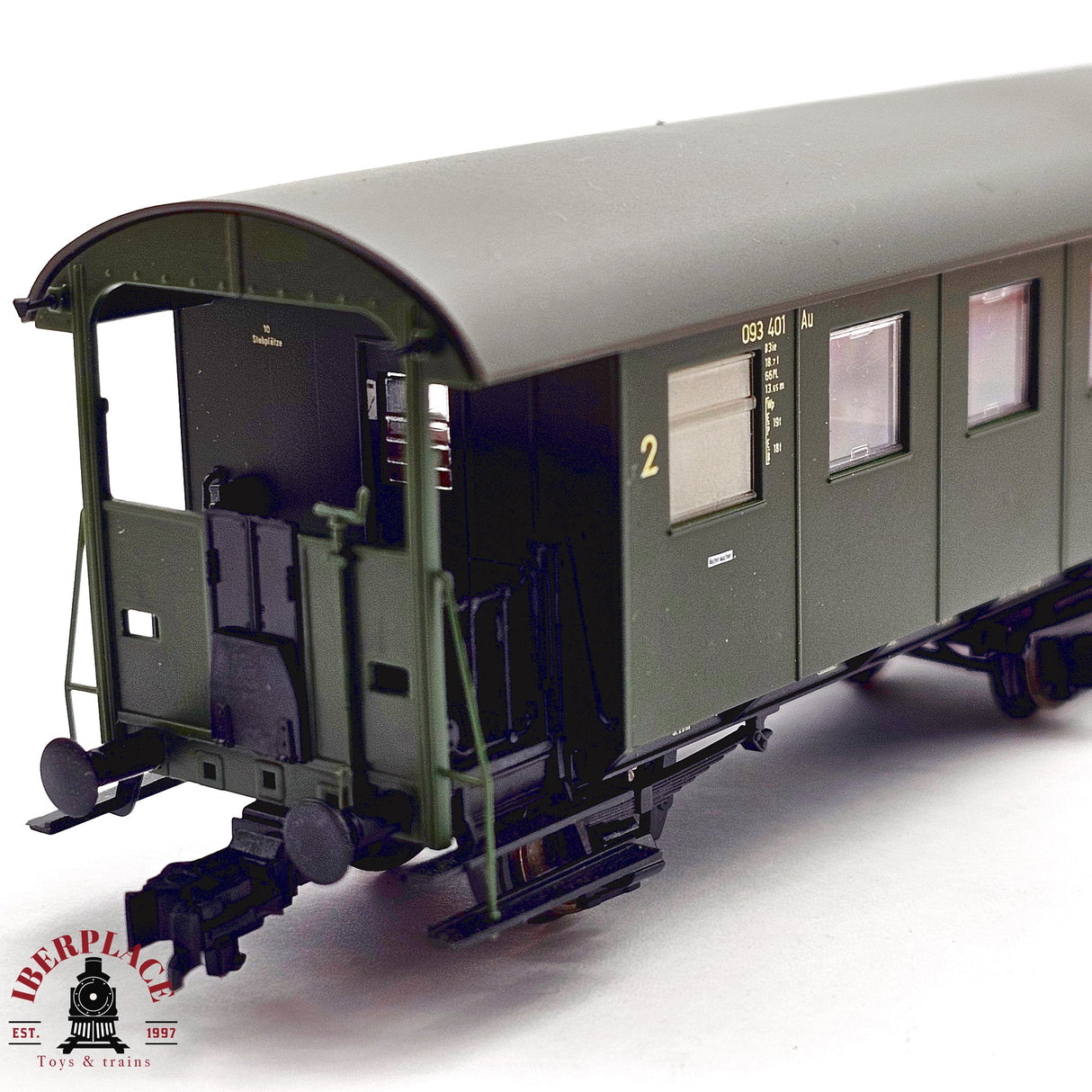 ♻️ 2da mano - DC Roco 44858 vagón pasajeros DB Clase 2 H0 escala 1:87 E13 3/4