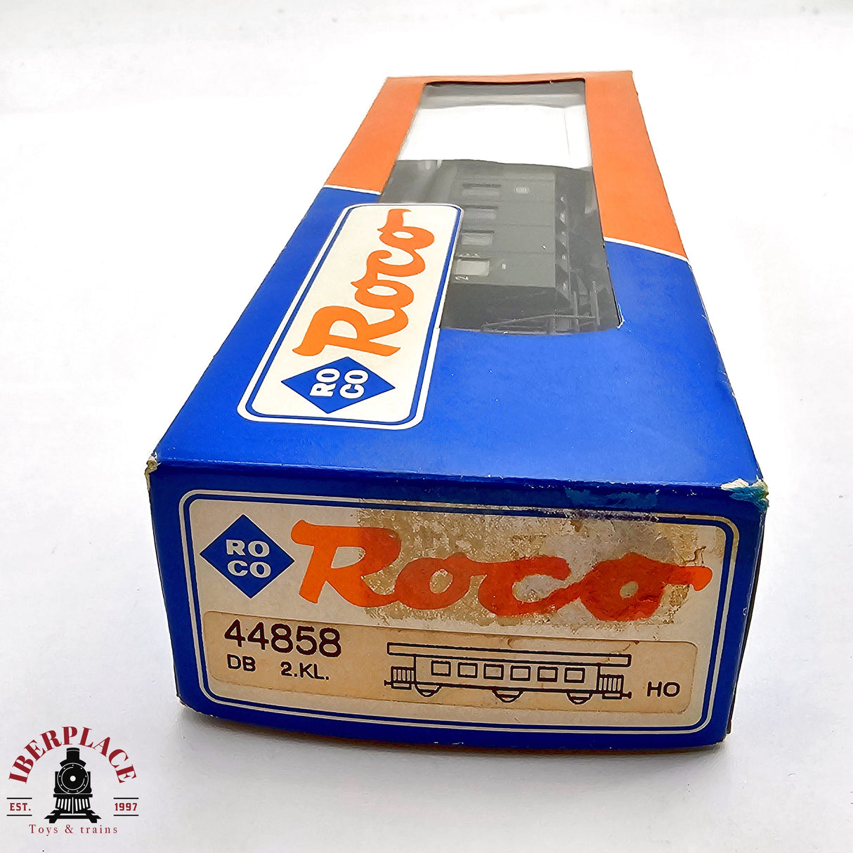 ♻️ 2da mano - DC Roco 44858 vagón pasajeros DB Clase 2 H0 escala 1:87 E13 3/4