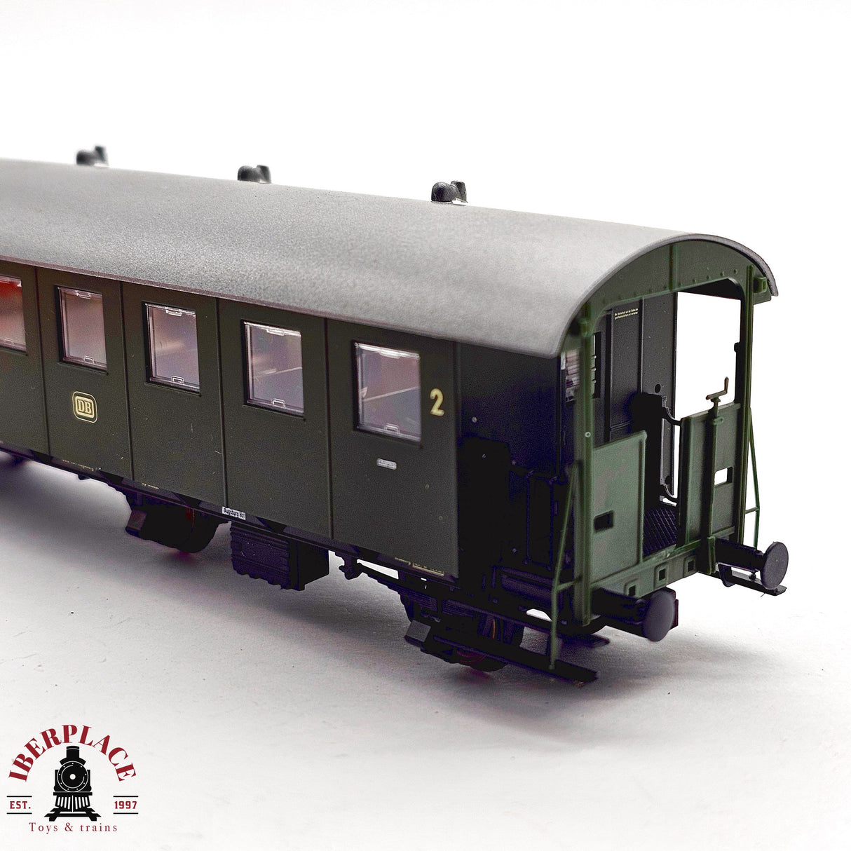 ♻️ 2da mano - DC Roco 44858 vagón pasajeros DB Clase 2 H0 escala 1:87 E13 4/4