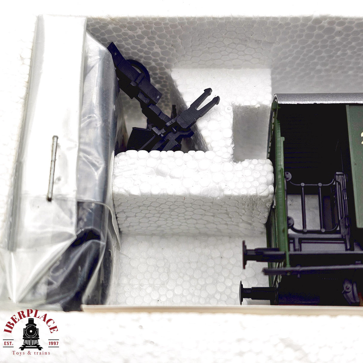 ♻️ 2da mano - DC Roco 44858 vagón pasajeros DB Clase 2 H0 escala 1:87 E13 4/4