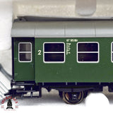 ♻️ 2da mano - DC Roco 2x 44252 vagones pasajeros DB Clase 2 H0 escala 1:87 E13