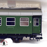 ♻️ 2da mano - DC Roco 2x 44252 vagones pasajeros DB Clase 2 H0 escala 1:87 E13