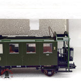 ♻️ 2da mano -  RESTAURAR DC Roco 2x vagones pasajeros DB Clase 2 H0 escala 1:87 E13