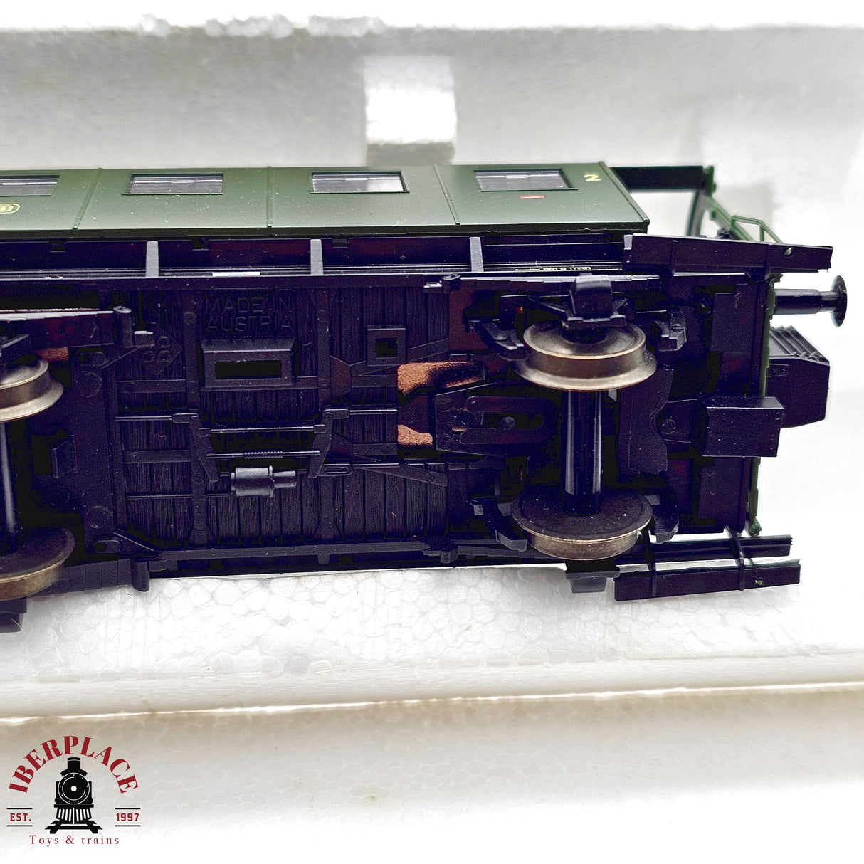 ♻️ 2da mano -  RESTAURAR DC Roco 2x vagones pasajeros DB Clase 2 H0 escala 1:87 E13