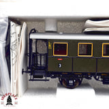 ♻️ 2da mano -  DC Roco 2x vagones pasajeros DB DRG Clase 3 H0 escala 1:87 E13