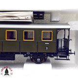 ♻️ 2da mano -  DC Roco 2x vagones pasajeros DB DRG Clase 3 H0 escala 1:87 E13