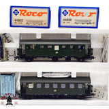 ♻️ 2da mano -  DC Roco 2x vagones pasajeros DB Clase 1-2 H0 escala 1:87 E13