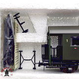 ♻️ 2da mano -  DC Roco 2x vagones pasajeros DB Clase 1-2 H0 escala 1:87 E13