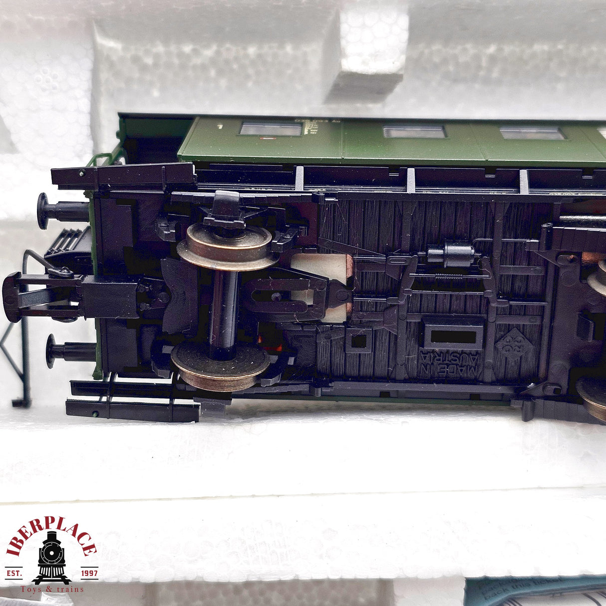 ♻️ 2da mano -  DC Roco 2x vagones pasajeros DB Clase 1-2 H0 escala 1:87 E13