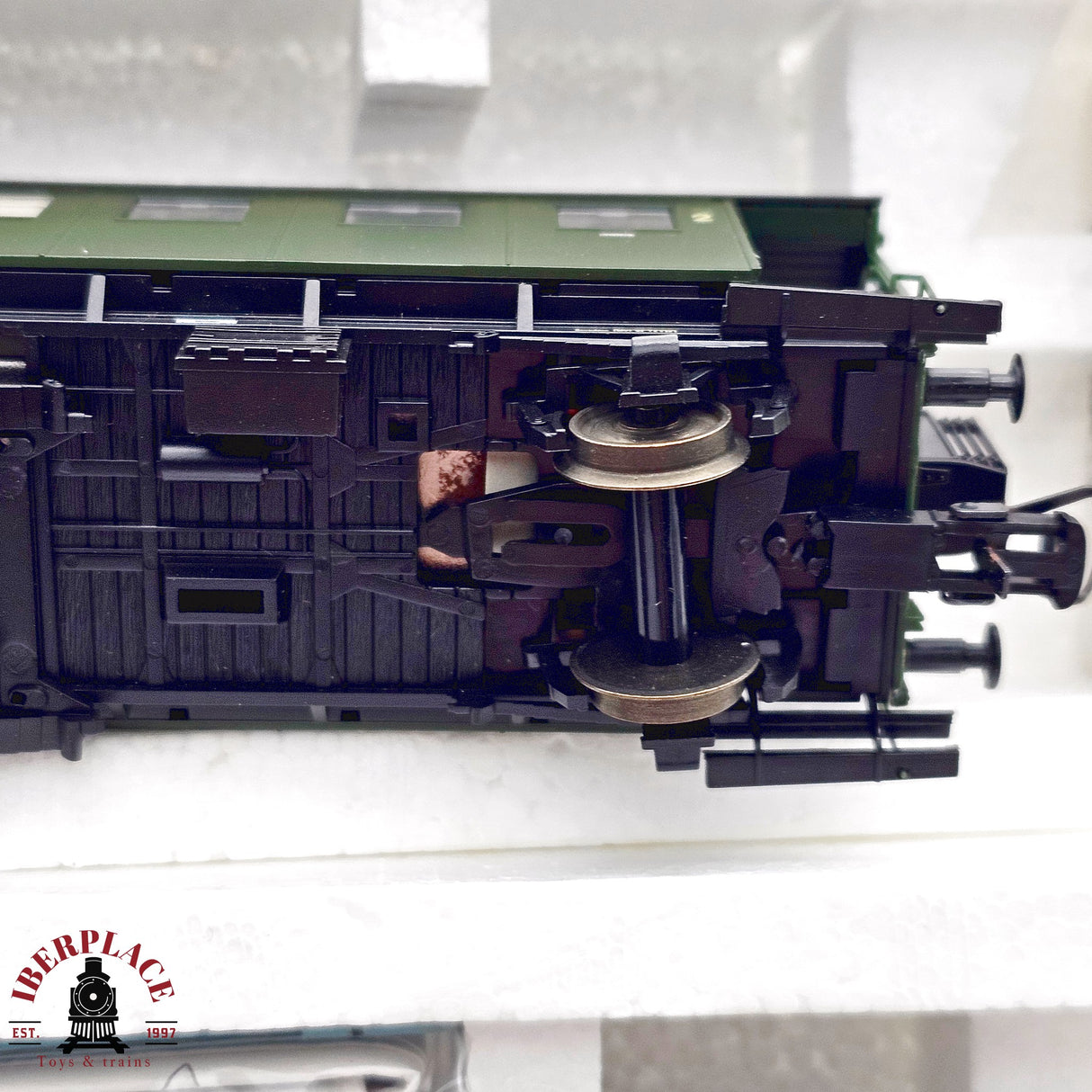 ♻️ 2da mano -  DC Roco 2x vagones pasajeros DB Clase 1-2 H0 escala 1:87 E13