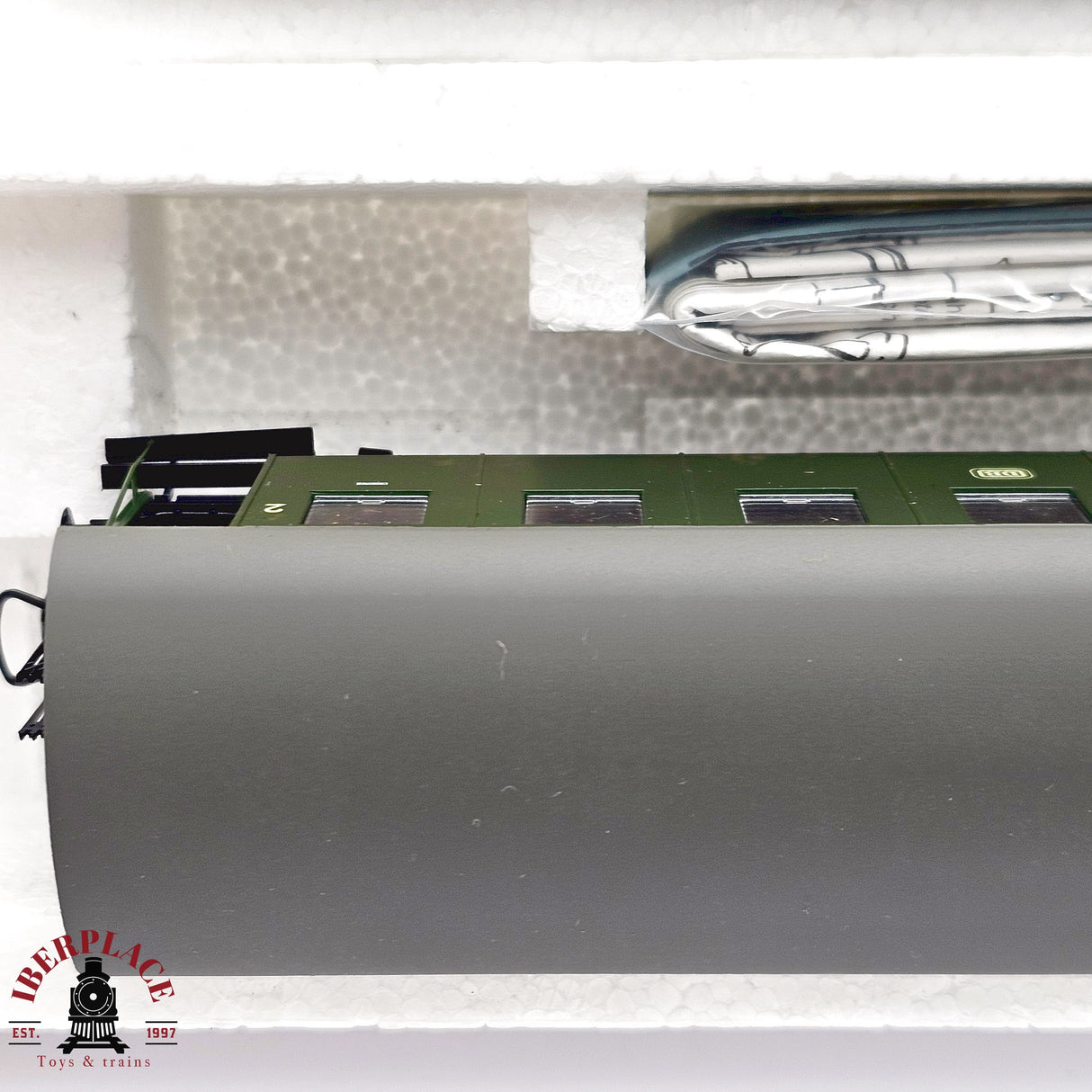 ♻️ 2da mano -  DC Roco 2x vagones pasajeros DB Clase 1-2 H0 escala 1:87 E13