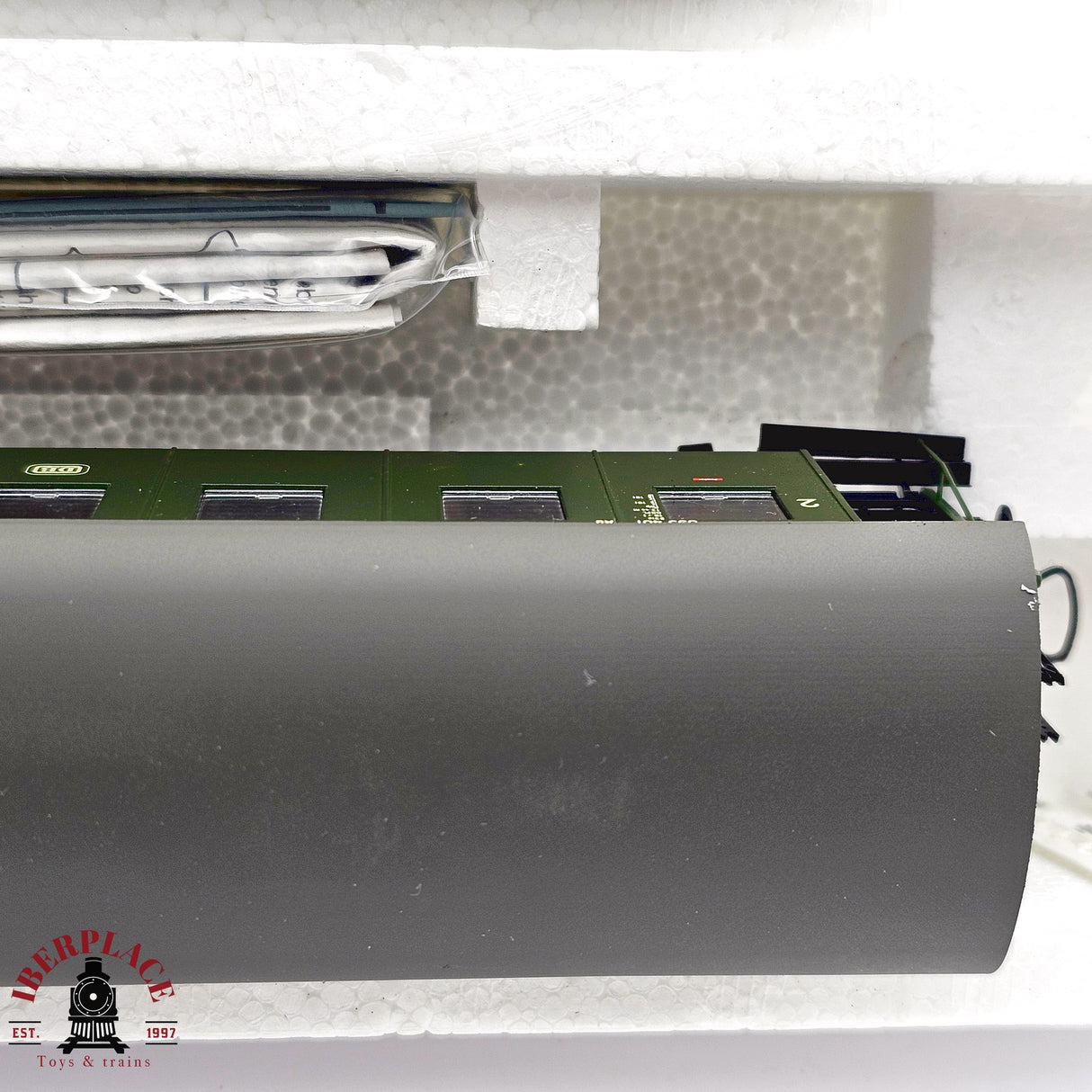 ♻️ 2da mano -  DC Roco 2x vagones pasajeros DB Clase 1-2 H0 escala 1:87 E13