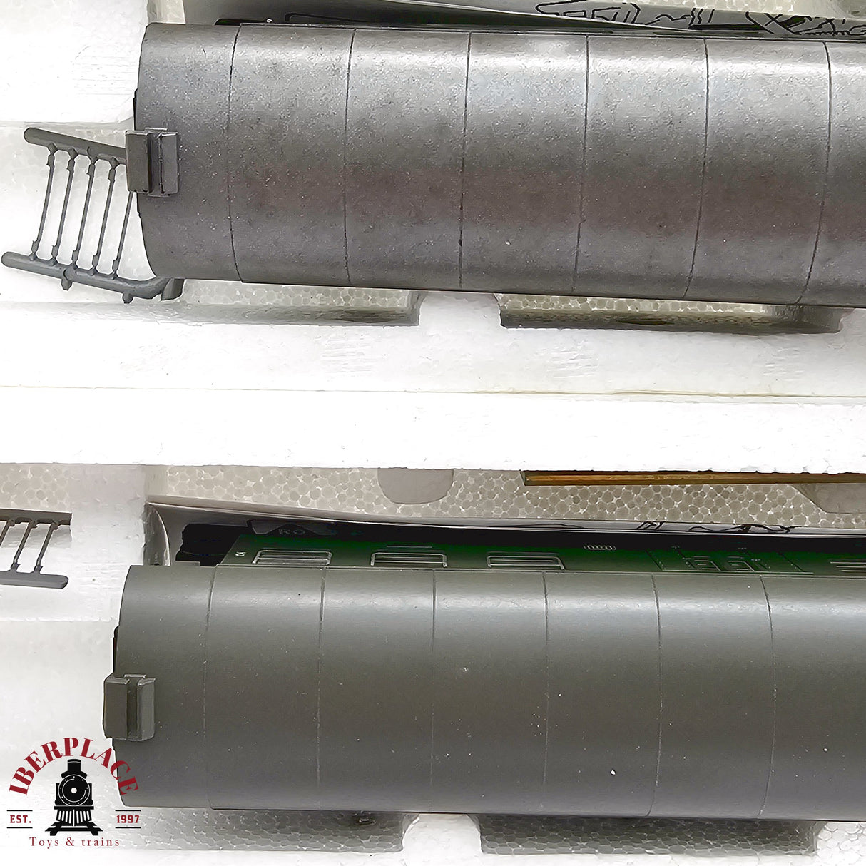 ♻️ 2da mano -  DC Roco 2x vagones pasajeros DB clase 2 H0 escala 1:87 E13