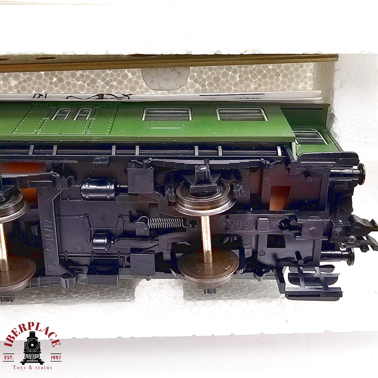 ♻️ 2da mano -  DC Roco 2x vagones pasajeros DB clase 2 H0 escala 1:87 E13