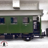 ♻️ 2da mano -  DC Roco 2x vagones pasajeros DB clase 1-2 H0 escala 1:87 E13