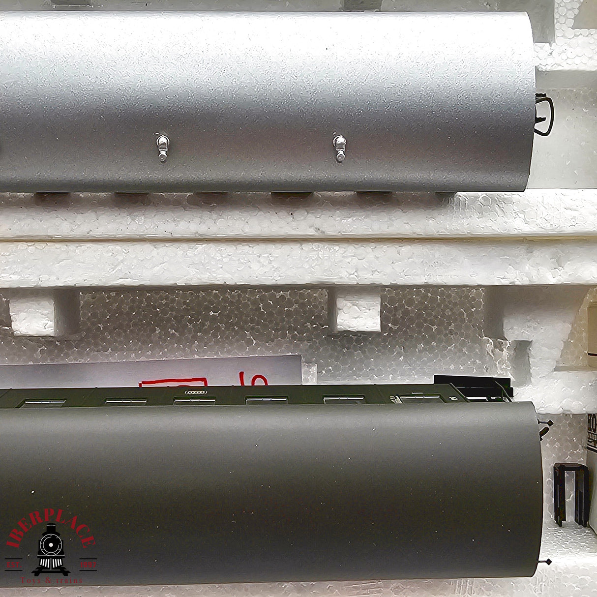 ♻️ 2da mano -  DC Roco 2x vagones pasajeros DB clase 1-2 H0 escala 1:87 E13