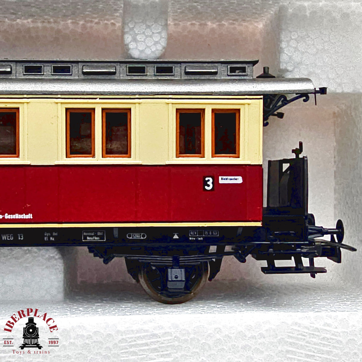 ♻️ 2da mano -  DC Roco 3x 4212 4243 vagones pasajeros y equipaje H0 escala 1:87 E13