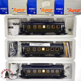 ♻️ 2da mano -  DC Roco 3x 44862 vagones pasajeros DRG clase 2-3 H0 escala 1:87 E13