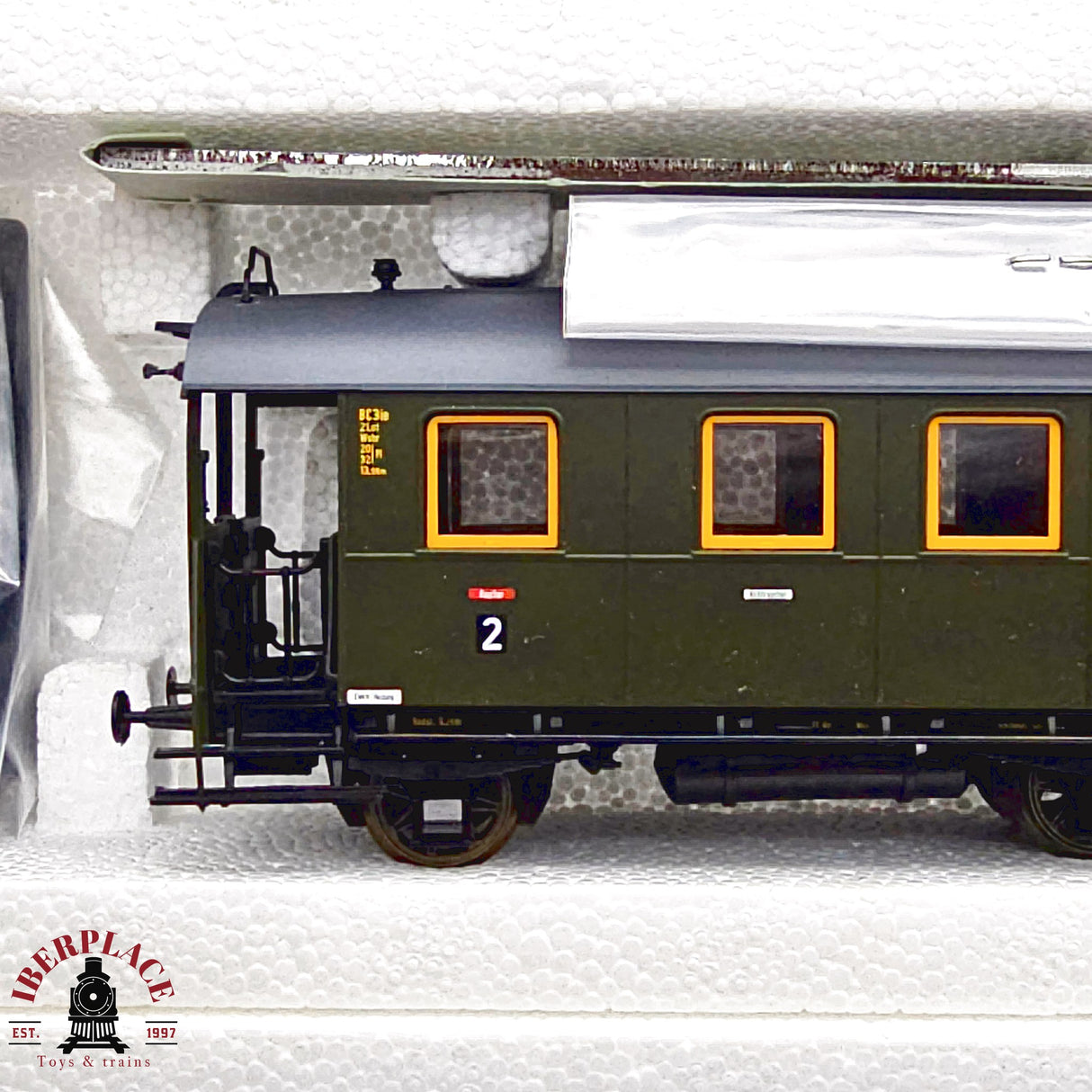 ♻️ 2da mano -  DC Roco 3x 44862 vagones pasajeros DRG clase 2-3 H0 escala 1:87 E13