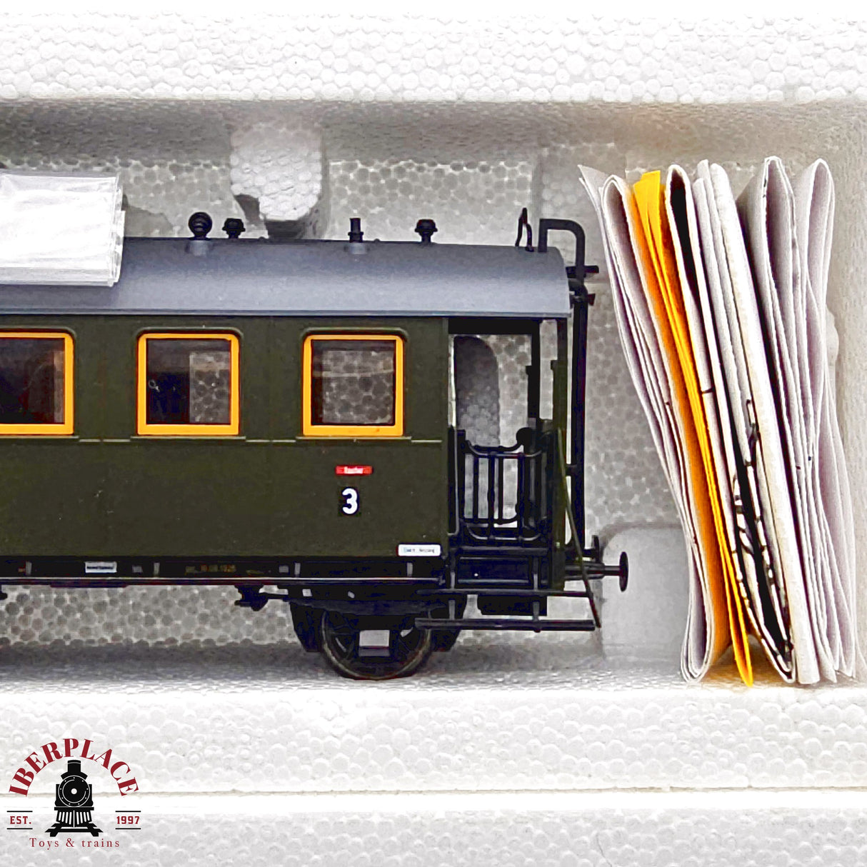 ♻️ 2da mano -  DC Roco 3x 44862 vagones pasajeros DRG clase 2-3 H0 escala 1:87 E13