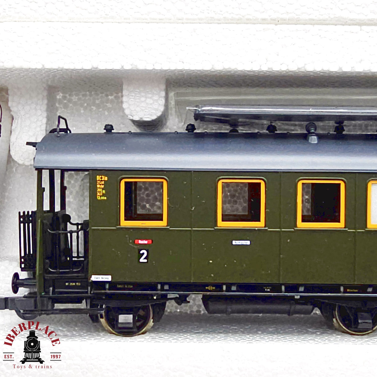 ♻️ 2da mano -  DC Roco 3x 44862 vagones pasajeros DRG clase 2-3 H0 escala 1:87 E13