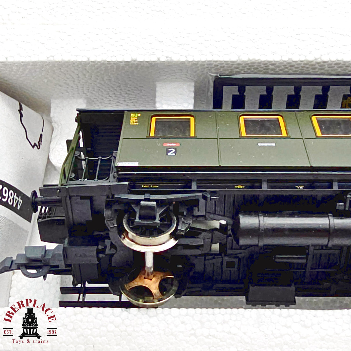 ♻️ 2da mano -  DC Roco 3x 44862 vagones pasajeros DRG clase 2-3 H0 escala 1:87 E13