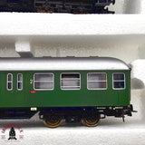 ♻️ 2da mano -  DC Roco 2x vagones pasajeros DB clase 2 H0 escala 1:87 E13