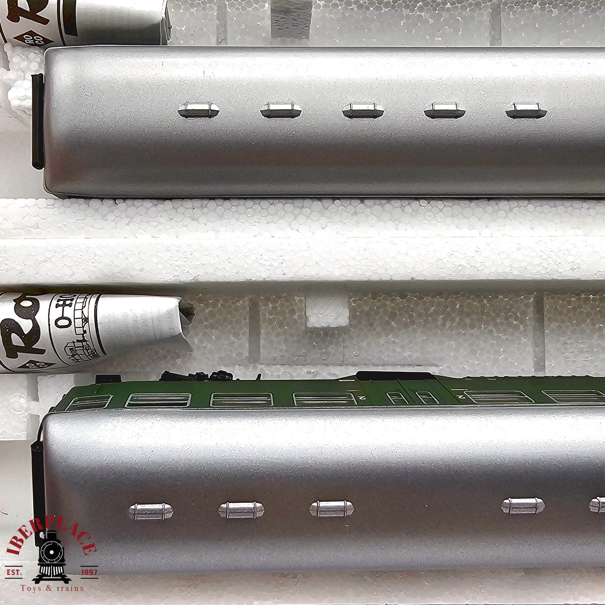 ♻️ 2da mano -  DC Roco 2x vagones pasajeros DB clase 2 H0 escala 1:87 E13