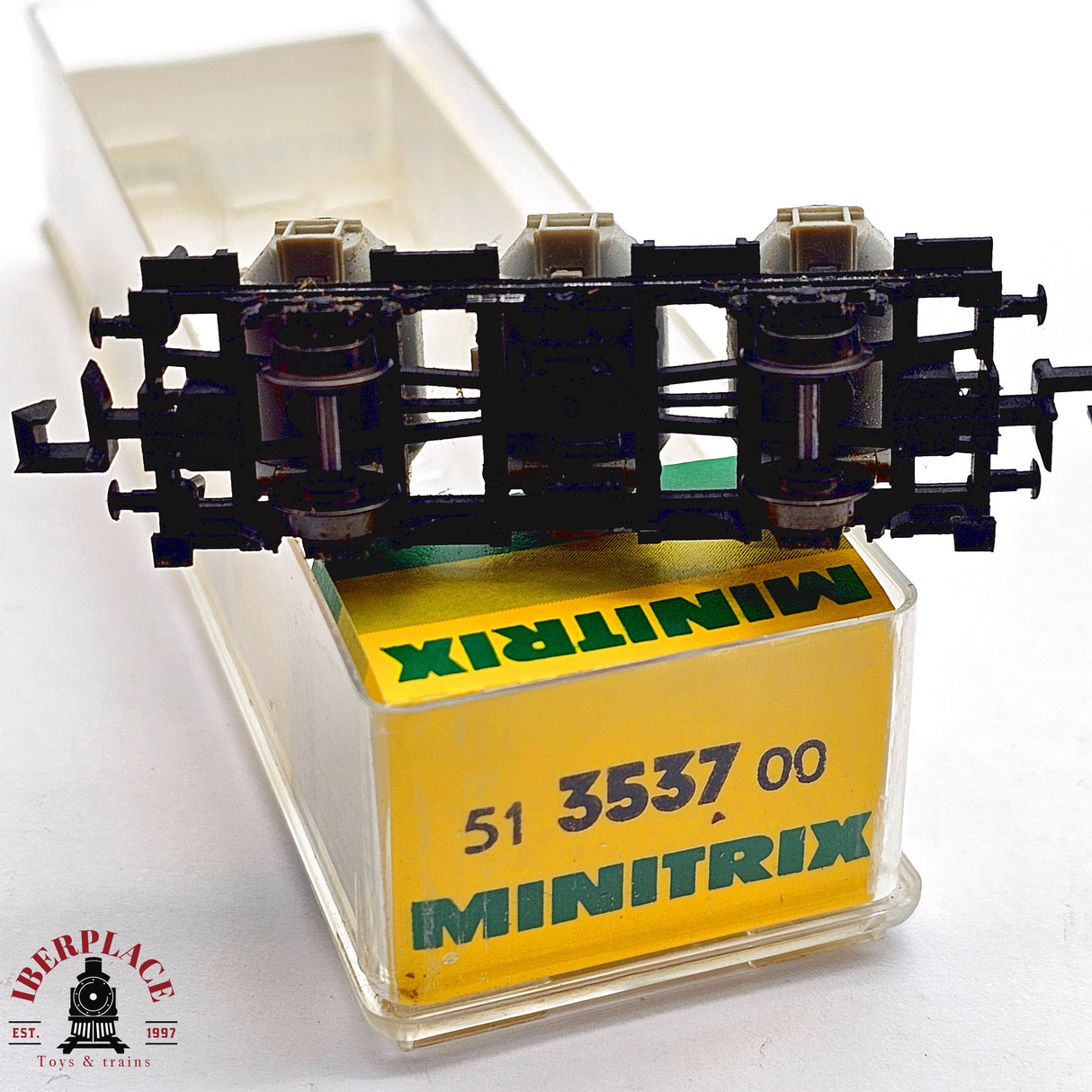 ♻️ 2da mano - Minitrix 2x vagones contenedores Von Haus Zu Haus DB N escala 1:160 E13