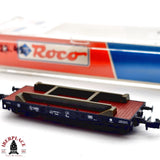 ♻️ 2da mano - Roco 25182 vagón plataforma DB N escala 1:160 E13
