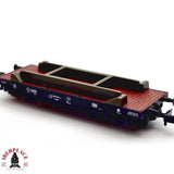 ♻️ 2da mano - Roco 25182 vagón plataforma DB N escala 1:160 E13