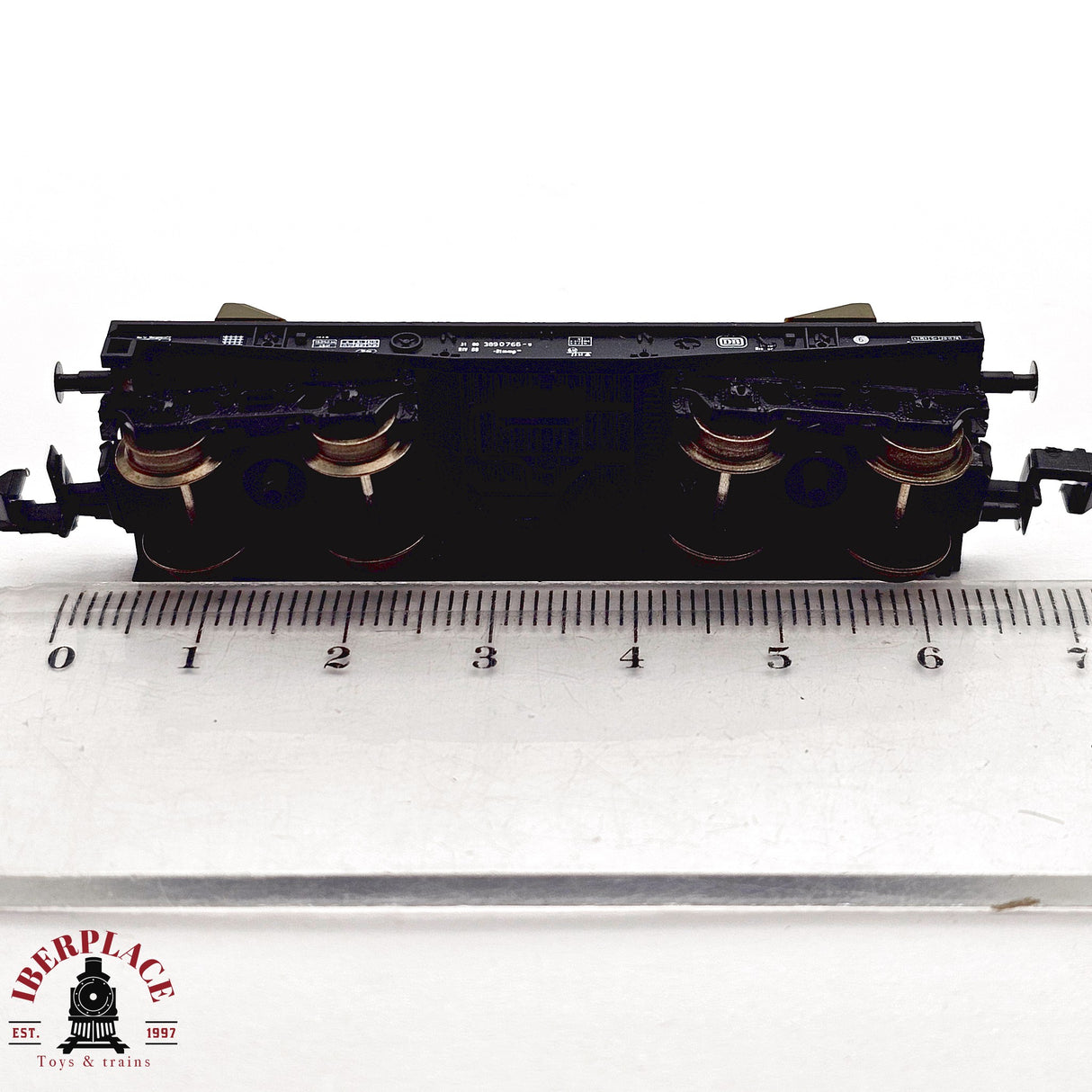 ♻️ 2da mano - Roco 25182 vagón plataforma DB N escala 1:160 E13