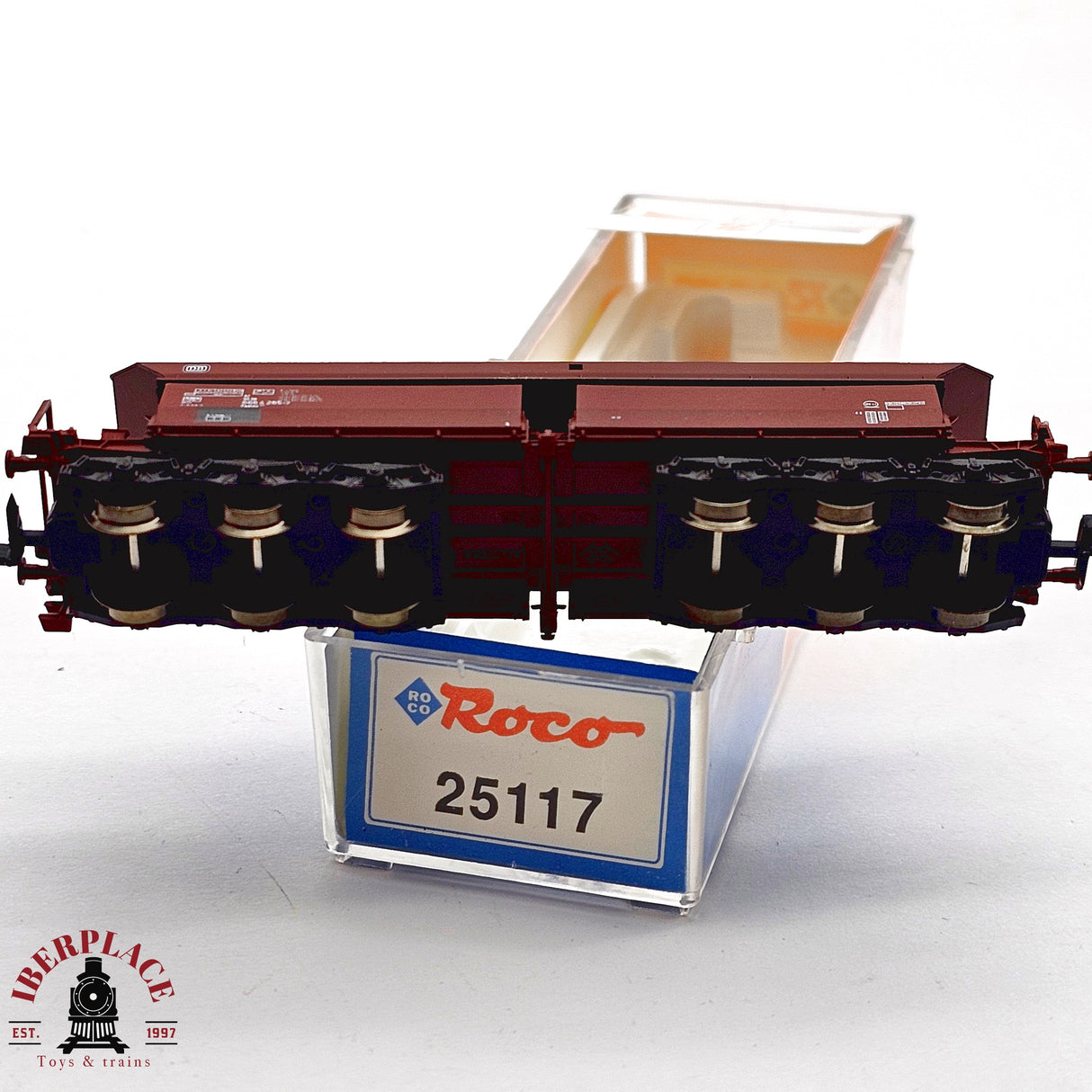 ♻️ 2da mano - Roco 25117 vagón Tolva con carbón DB N escala 1:160 E13