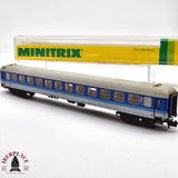 ♻️ 2da mano - Minitrix 13351 vagón pasajeros DB clase 2 N escala 1:160 E13