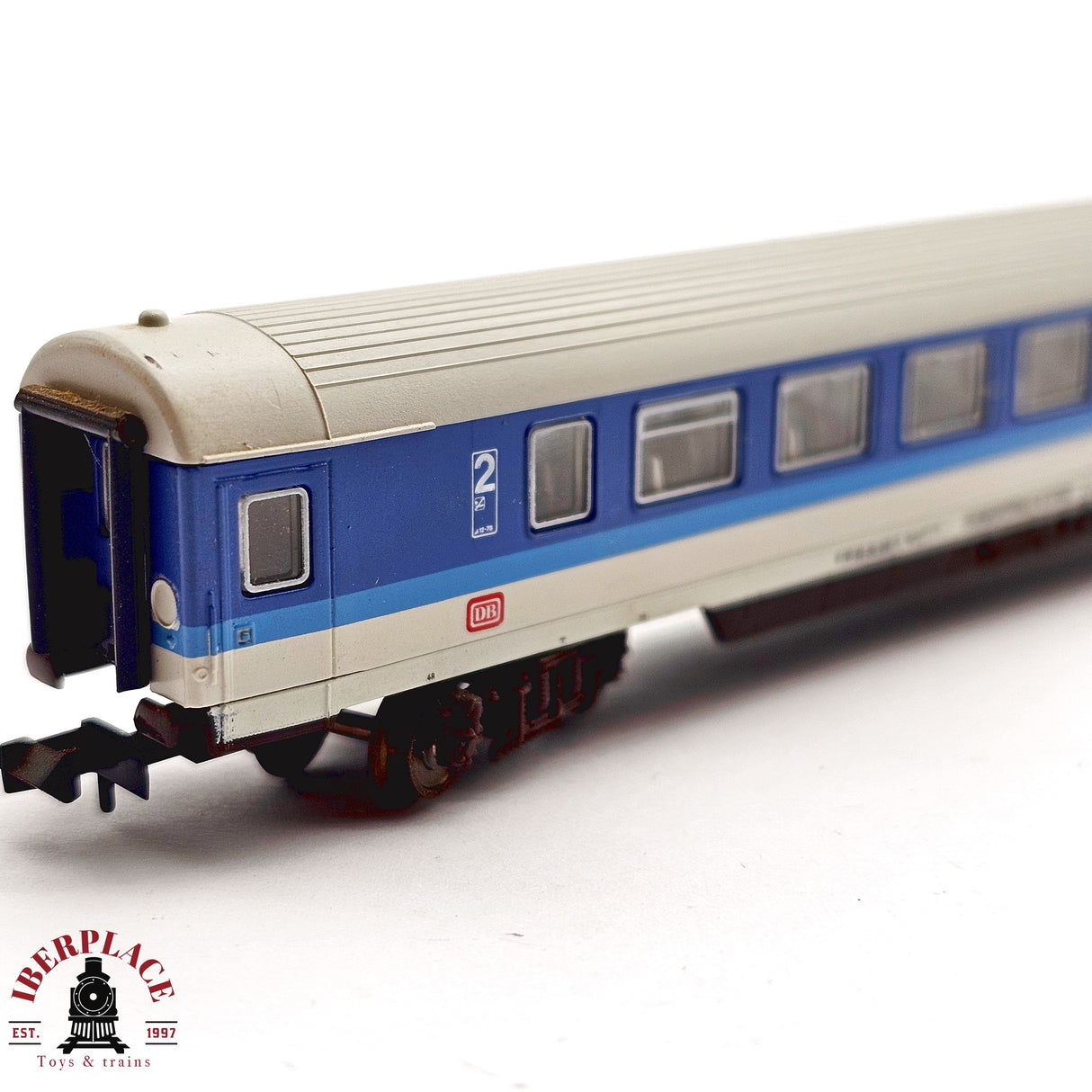 ♻️ 2da mano - Fleischmann 8674K vagón pasajeros DB clase 2 N escala 1:160 E13