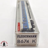 ♻️ 2da mano - Fleischmann 8674K vagón pasajeros DB clase 2 N escala 1:160 E13
