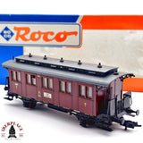 ♻️ 2da mano - DC Roco vagón pasajeros K.P.E.V 1200 H0 escala 1:87 E13