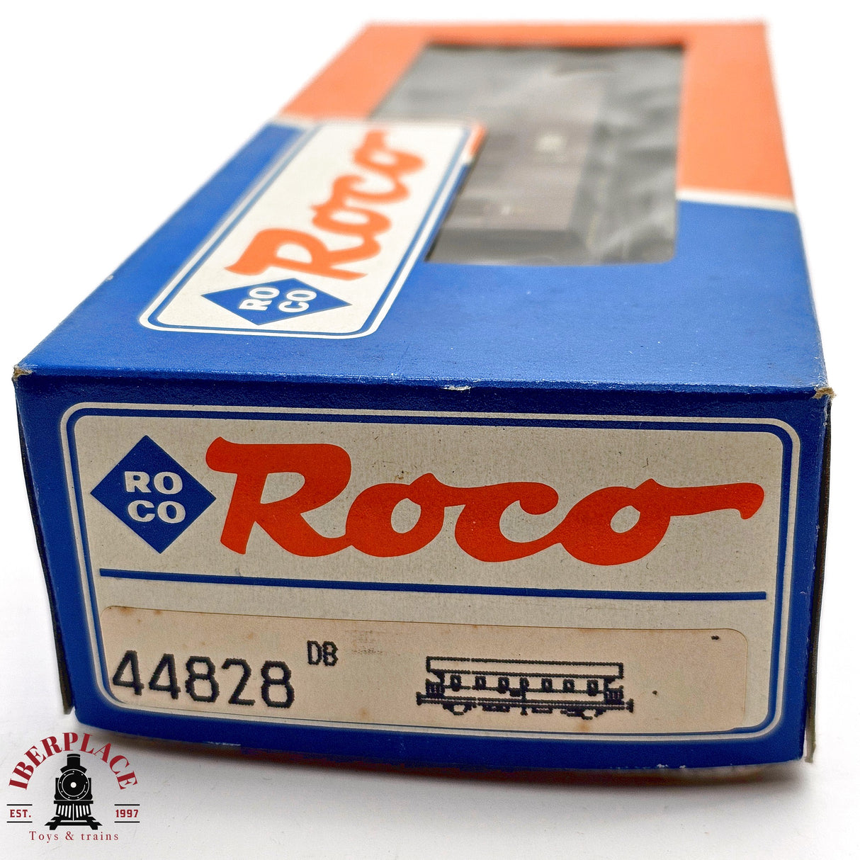 ♻️ 2da mano - DC Roco vagón pasajeros K.P.E.V 1200 H0 escala 1:87 E13