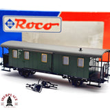 ♻️ 2da mano - DC Roco vagón equipajes 9 457 H0 escala 1:87 E13
