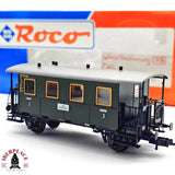 ♻️ 2da mano - DC Roco vagón pasajeros clase 3 H0 escala 1:87 E13
