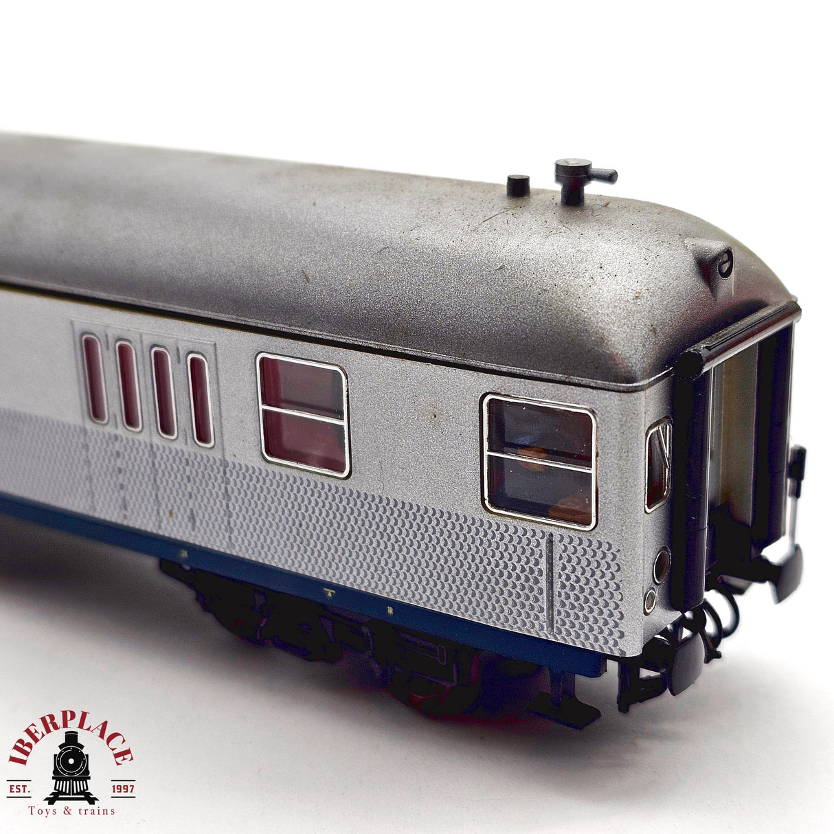 ♻️ 2da mano - DC Roco 4264S vagón pasajeros DB clase 2 Silver H0 escala 1:87 E13