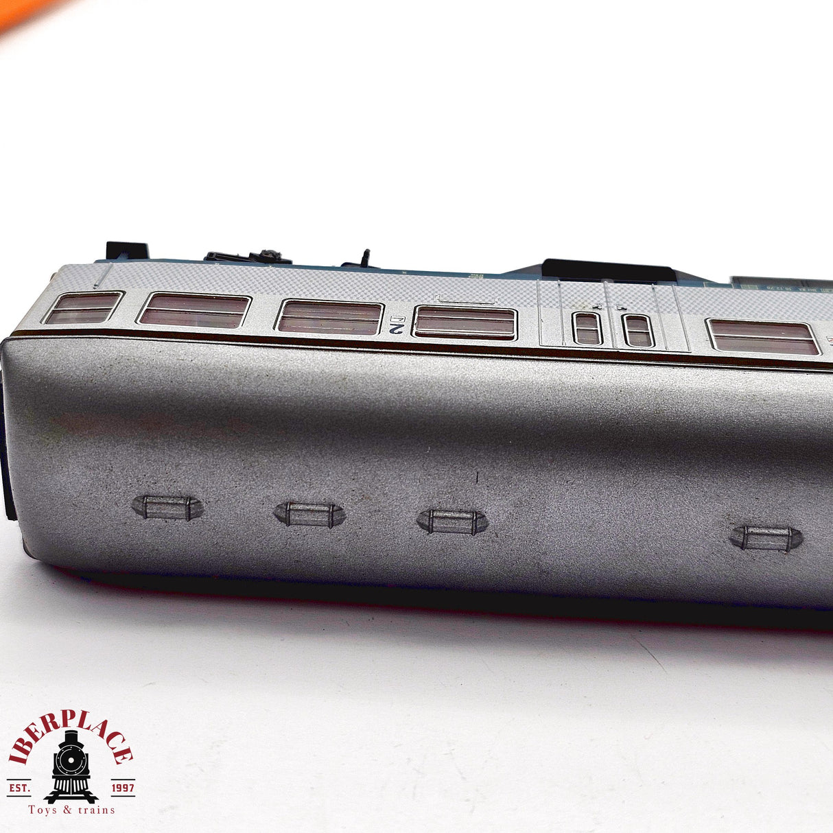 ♻️ 2da mano - DC Roco 4264S vagón pasajeros DB clase 2 Silver H0 escala 1:87 E13