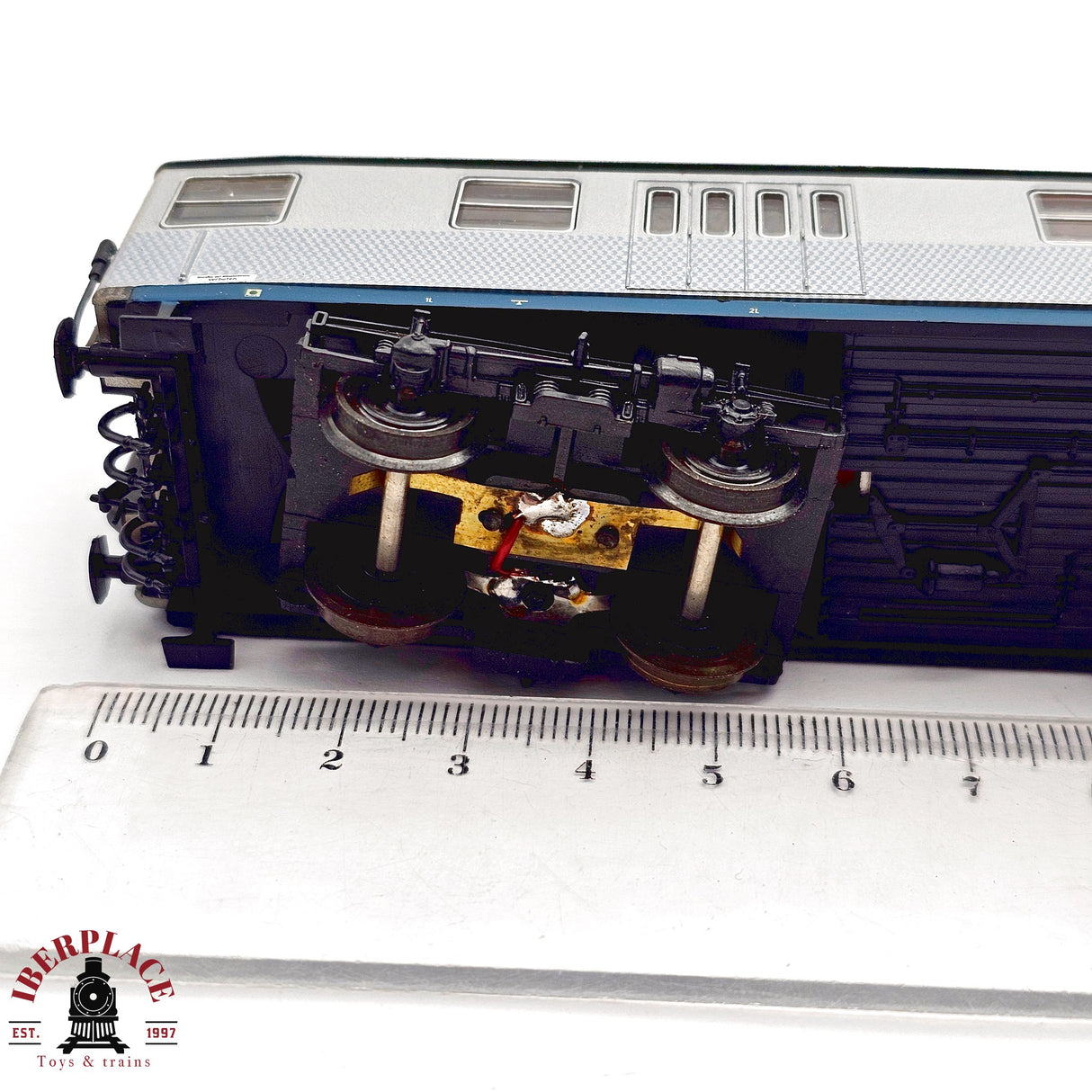 ♻️ 2da mano - DC Roco 4264S vagón pasajeros DB clase 2 Silver H0 escala 1:87 E13