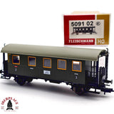 ♻️ 2da mano - DC Fleischmann 5091 02K vagón pasajeros DB clase 2-3 H0 escala 1:87 E13
