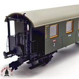 ♻️ 2da mano - DC Fleischmann 5091 02K vagón pasajeros DB clase 2-3 H0 escala 1:87 E13