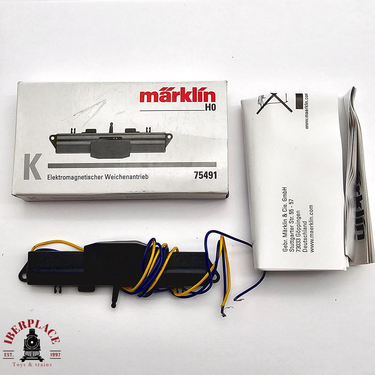 ♻️ 2da mano - Märklin 75491 Motor eléctrico para desvió sistema K H0 escala 1:87 E13 4/5