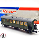 ♻️ 2da mano - DC Roco 44863 vagón pasajeros DR clase 2-3 H0 escala 1:87 E13