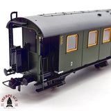 ♻️ 2da mano - DC Roco 44863 vagón pasajeros DR clase 2-3 H0 escala 1:87 E13