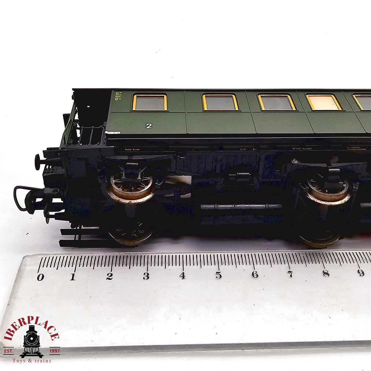 ♻️ 2da mano - DC Roco 44863 vagón pasajeros DR clase 2-3 H0 escala 1:87 E13