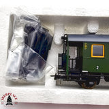 ♻️ 2da mano - DC Roco 44863 vagón pasajeros DR clase 2-3 H0 escala 1:87 E13